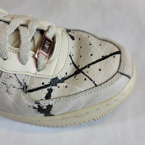 Nike Air Force 1 07 Lx Paint Splatter women size 6.5 - Picture 9 of 13